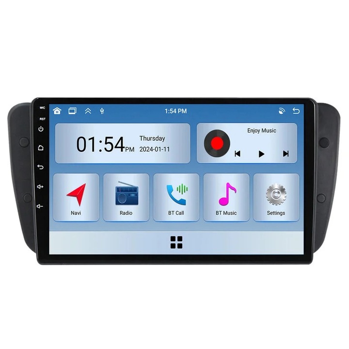 Multimédia autólejátszó Szsmart, 6GB RAM, 128GB ROM, Bluetooth, GPS, szett