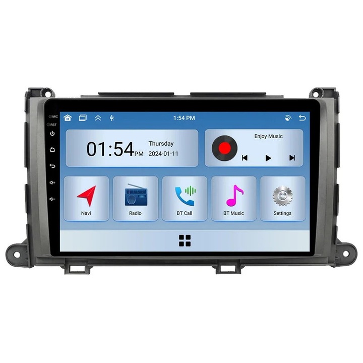 Player multimedia auto Carplay 6GB RAM 128GB ROM, navigatie GPS, pentru Toyota Sienna 3 XL30 (2010-2014) Szsmart