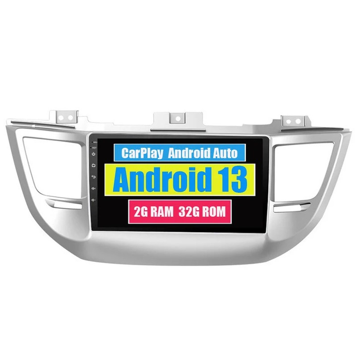 Navigatie GPS Szsmart CarPlay pentru Hyundai Tucson 3, 2015-2018, Bluetooth, Multimedia