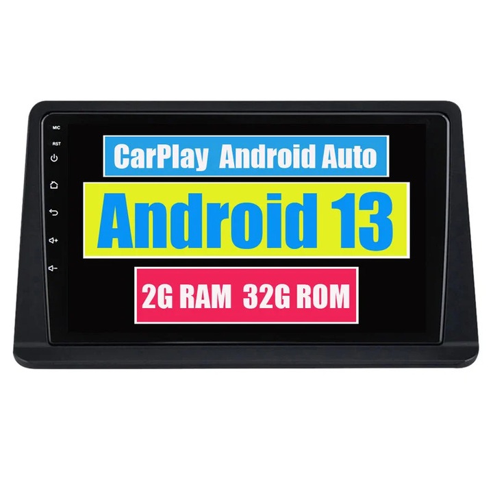 Radio multimedia auto, pentru Mitsubishi Pajero 2 V30 V40 V20 (1991-2004), compatibil Carplay/Android