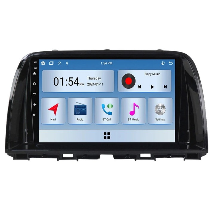 Navigatie GPS, 6 GB RAM, 128 GB ROM, Bluetooth, pentru Mazda CX-5 2012-2015, negru