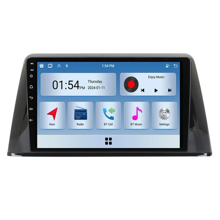 Player auto, Szsmart, 6GB RAM, 128GB ROM, Bluetooth, GPS, pentru Peugeot 308 2016-2018