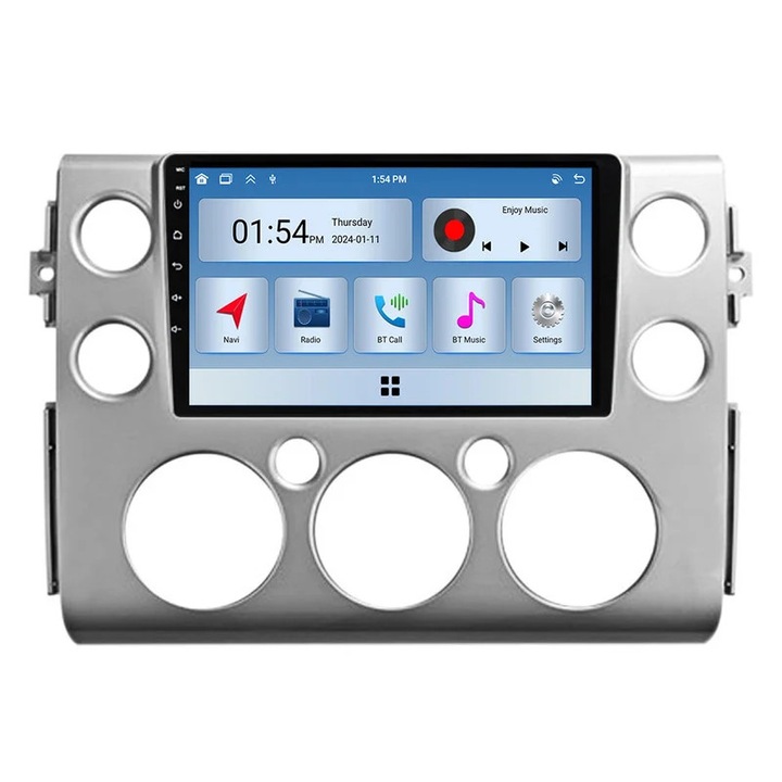 Player auto, Szsmart, 6GB RAM, 128GB ROM, Bluetooth, GPS, pentru Toyota FJ Cruiser J15 (2006-2020)