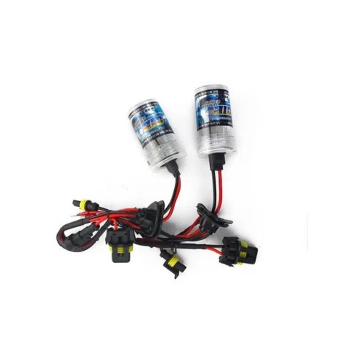 Kit de conversie HID Xenon 12V 55W H7, 12000k, pentru faruri auto