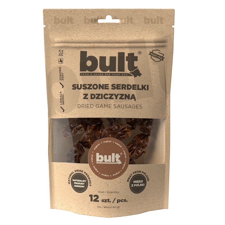 Biscuiti pentru caini, BULT, recompense naturale, 12 bucati, fara aditivi, bogate in proteine