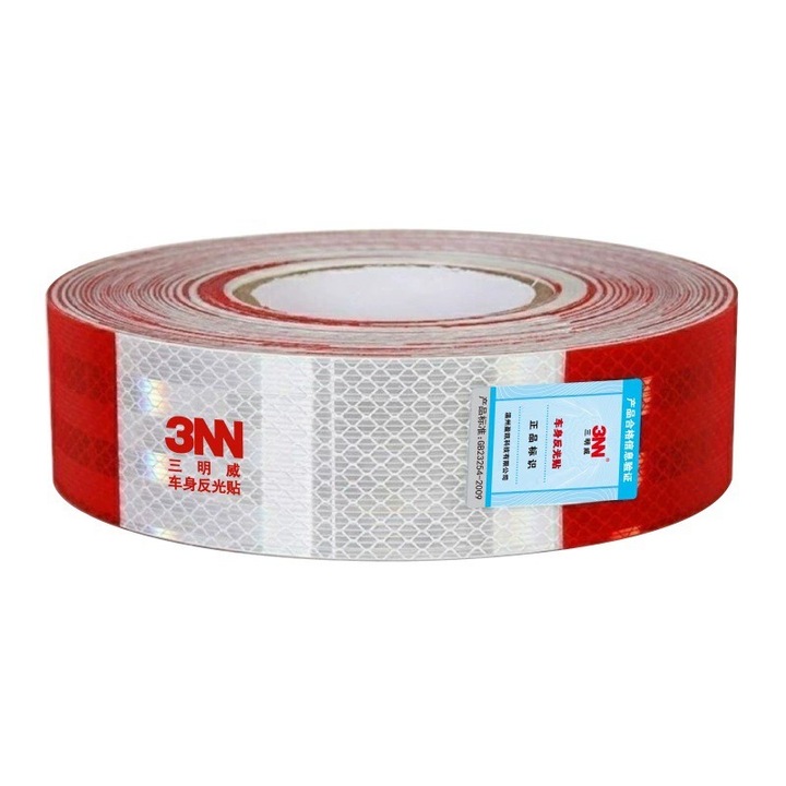 Autocolante reflectorizante de siguranta pentru caroserie, anti-coliziune, 10 bucati