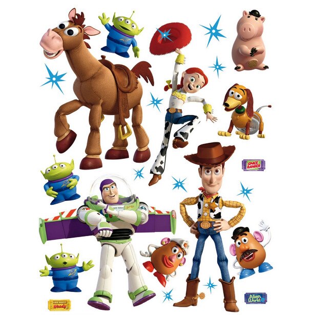 Sticker perete Walt Disney - Toy Story 65 x 85 cm