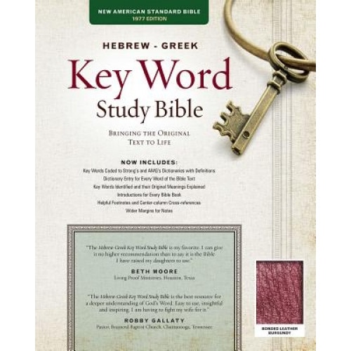 Hebrew-Greek Key Word Study Bible-NASB: Key Insights Into God's Word, Spiros Zodhiates (Editor)