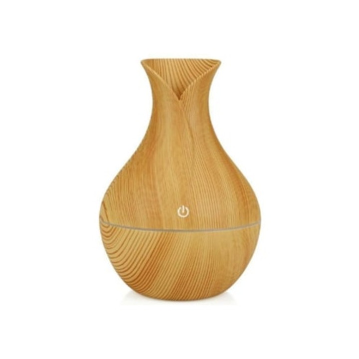 Ultrahangos Aromaterápiás Párásító Időzítővel, Barna