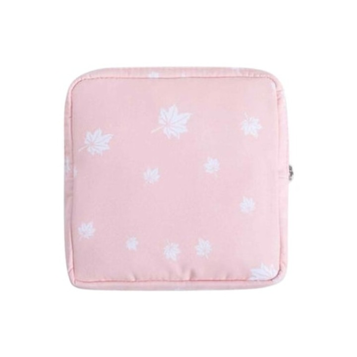 Portfard cosmetic multifunctional cu fermoar, pentru adolescenti