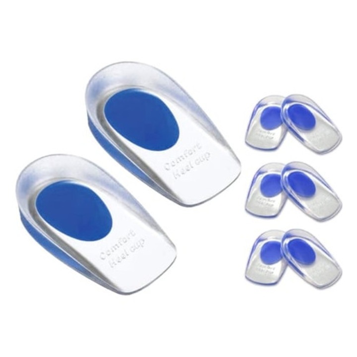 Padele din gel pentru calcai, suporturi ortopedice, pentru dureri de calcai, silicon