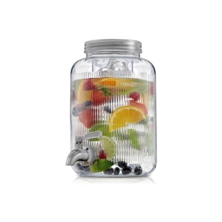 Dispenser de bauturi din sticla, 1 galon, 11x7 inci