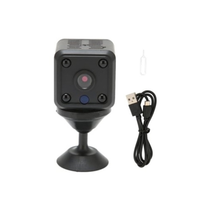 Мини Wifi камера за наблюдение 1080p HD, широк ъгъл, детекция на движение