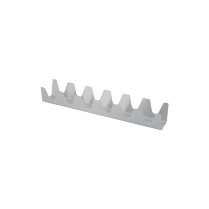 Set de suporturi pentru taco din inox cu design ondulat