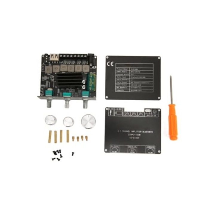 Amplificator digital 2.1 canale, Bluetooth, putere mare, 9x24V