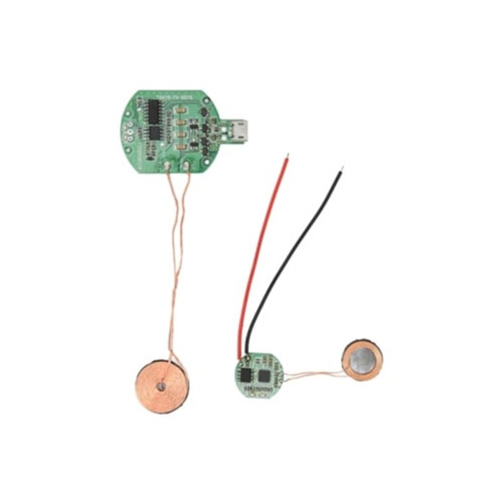 Qi vezeték nélküli töltőmodul, adó és vevő készlet, DIY vezeték nélküli töltőhöz