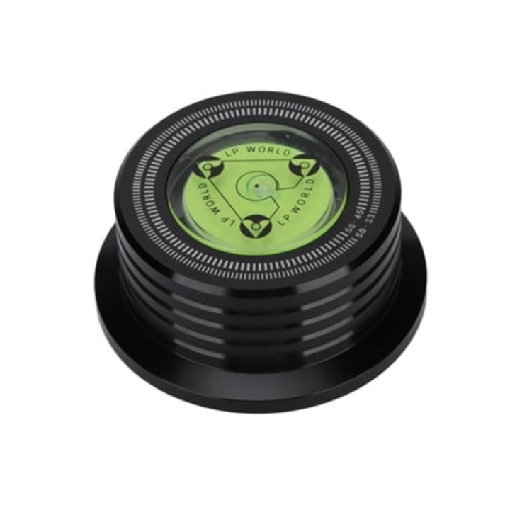 Stabilizator de greutate din aluminiu pentru platan cu nivela cu bula