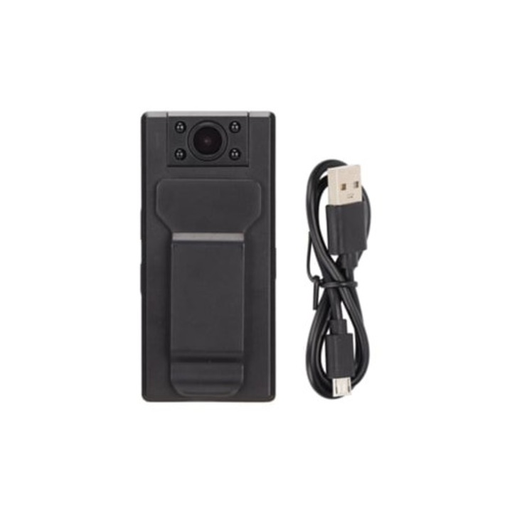 Z6 mini kamera hátsó klipszel, 1080p, éjszakai, videó- és hangfelvétel otthoni és autós használatra