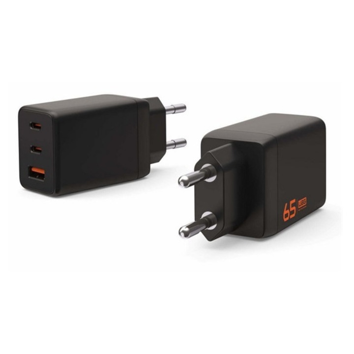 Uag srge hálózati töltő usb+2 type-c aljzat, 65w, gan, pd gyorstöltő, fekete