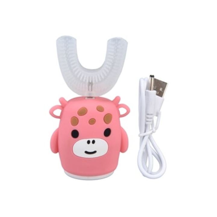 Periuta de dinti electrica ultrasonica, 5 moduri, timer inteligent, reincarcabila, IPX7