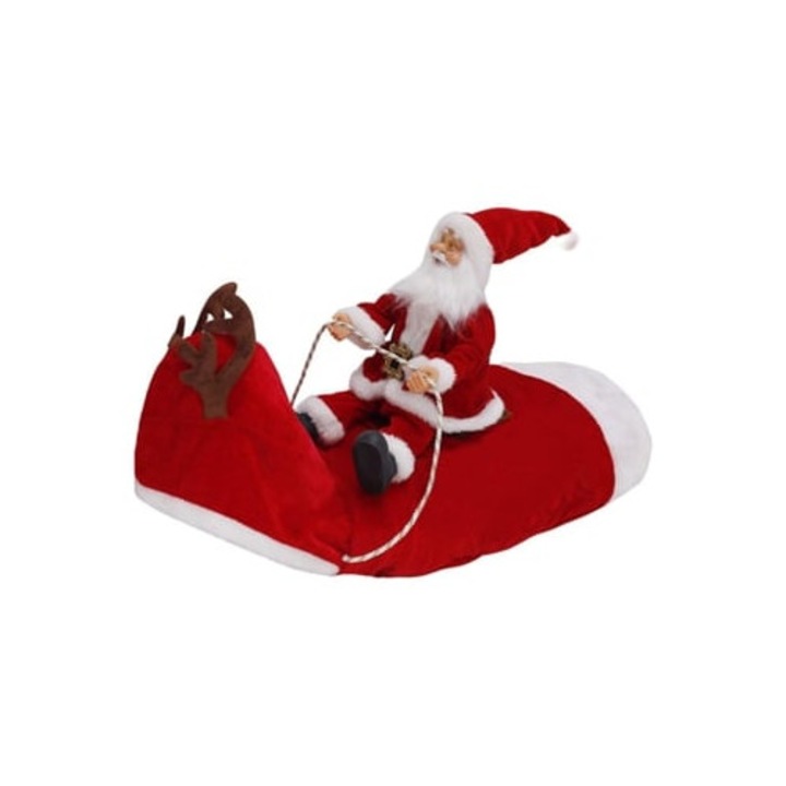 Costum de Craciun pentru caini si pisici, marimea S, set pentru animale de companie