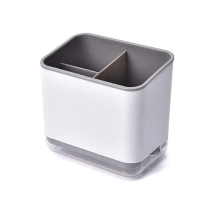 Organizator de chiuveta pentru bucatarie, plastic, compartimente separate, sistem de drenaj