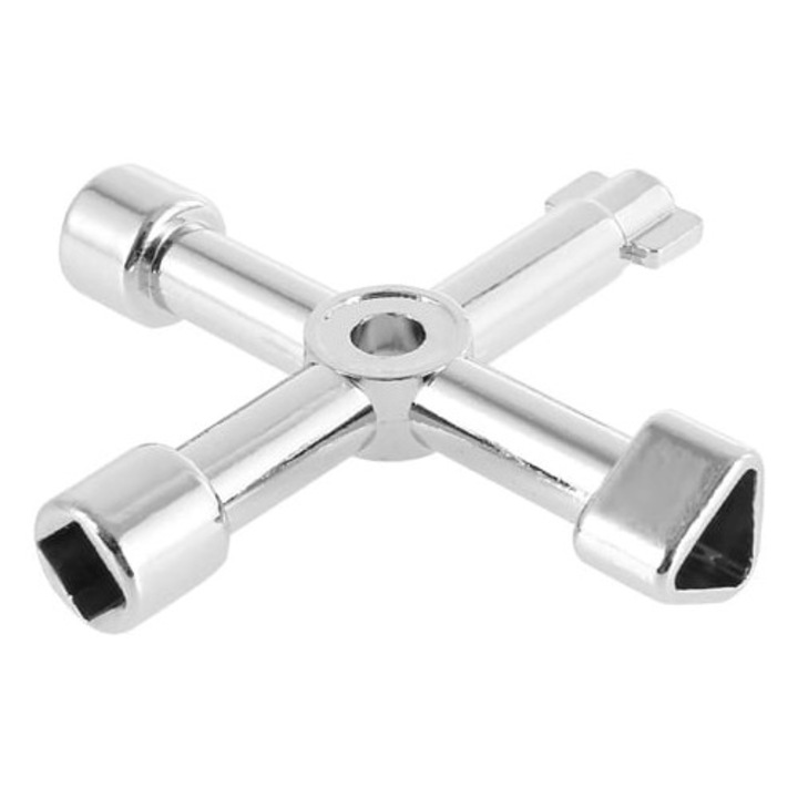 Többfunkciós csavarhúzó, cink, négyzetes és háromszög alakú, rozsdaálló, készlet