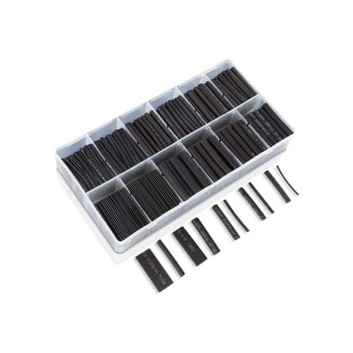 Hőre zsugorodó csőkészlet, kiváló lángállósági tulajdonságokkal, kiváló minőségű anyag, rugalmasság, hőállóság.