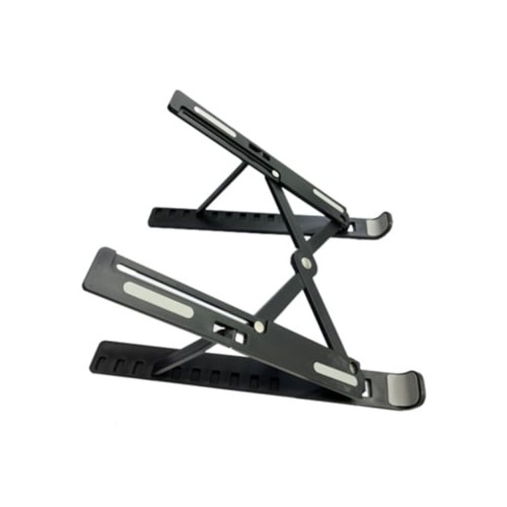 Suport laptop, pliabil si ajustabil, din ABS, ergonomic, stabil, 30x25cm