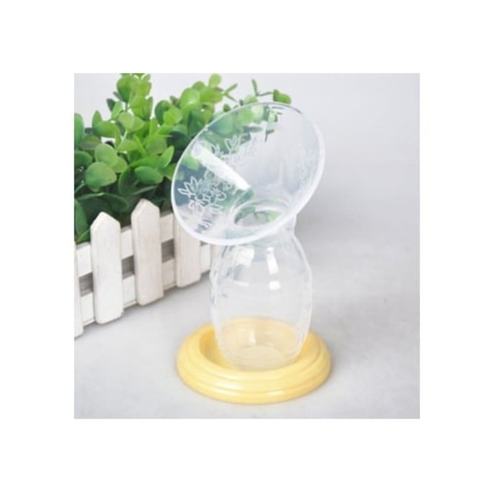 Hordozható mellszívó, szilikon, ütésálló kialakítás, hatékony, kényelmes