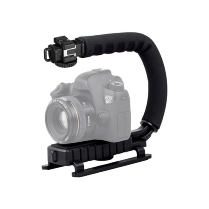 Stabilizator profesional pentru camere cu 3 puncte de suport