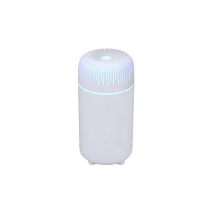 Autós párásító, mini, hordozható, USB, 2 üzemmód, színes fények