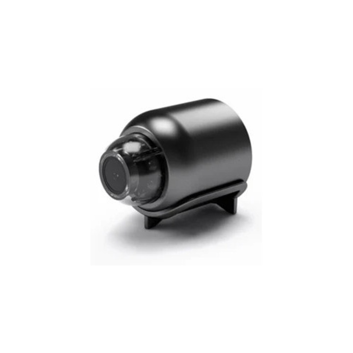 Camera spion ascunsa, 1080P, detectie miscare, viziune nocturna, neagra