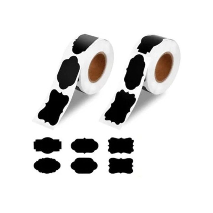 Самозалепващи се етикети за опаковане на подаръци, матов винил, за многократна употреба, комплект