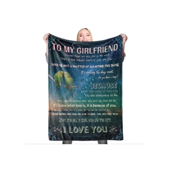 Patura de Valentine's Day, multicolor, 150x200cm