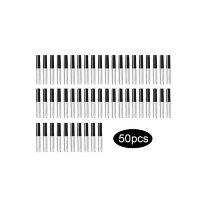 Set 50 tuburi mici de ruj lichid 1.3ml, recipiente cosmetice goale