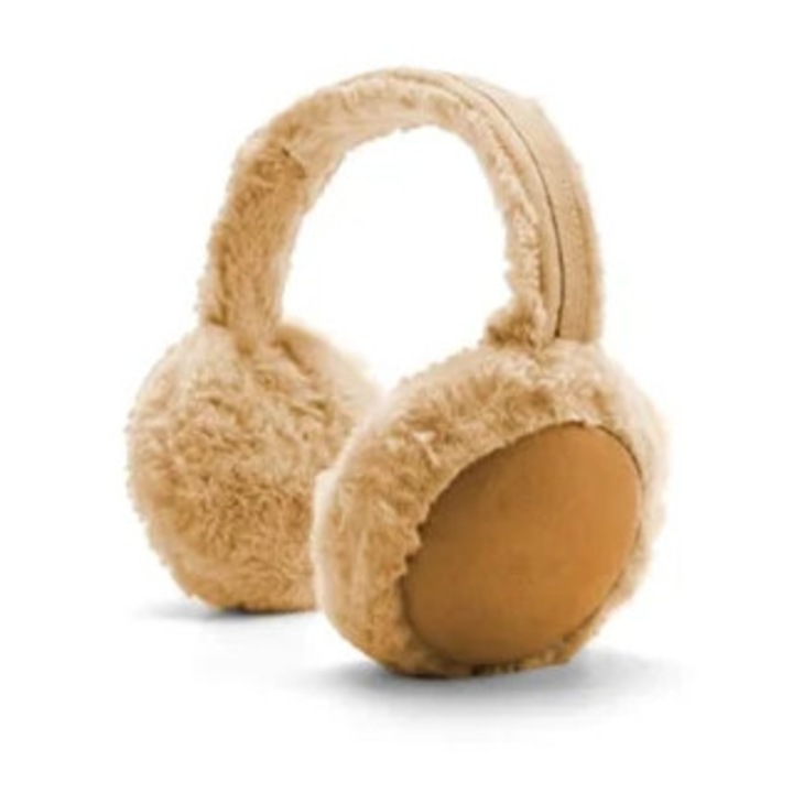 Téli fülmelegítő, uniszex, állítható pánttal, bolyhos béléssel, univerzális méret