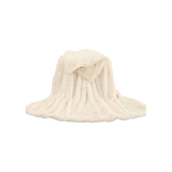 Patura Fuzzy pentru Canapea, Fleece, 130x160cm, Multicolor