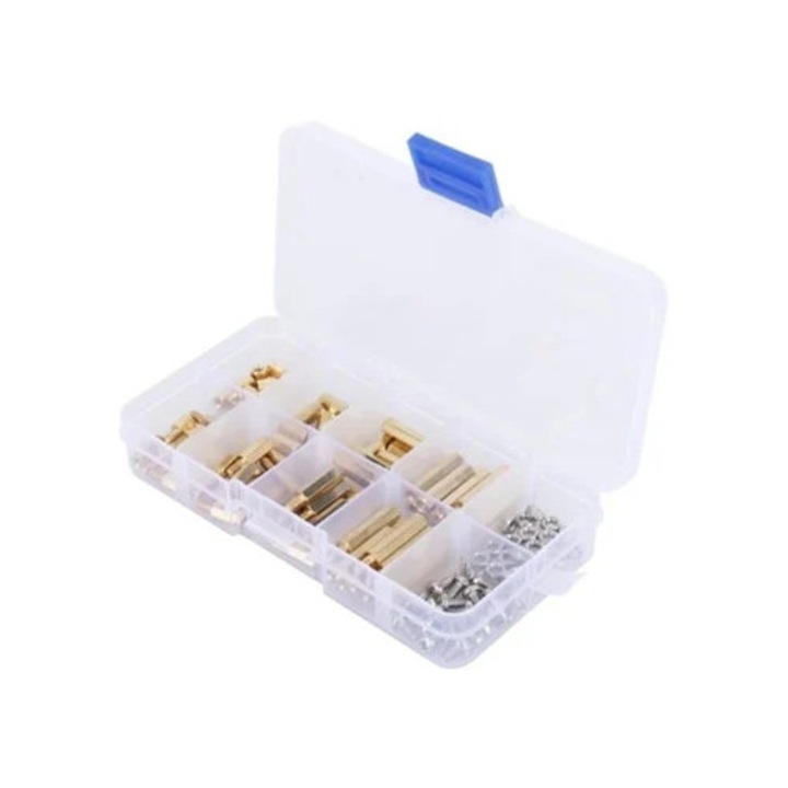 Distantiere hexagonale din alama, prindere profesionala, instalare usoara, 10x20mm