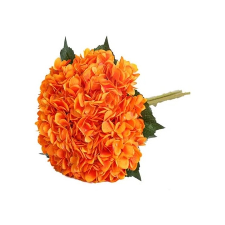 Hortensie din matase, flori artificiale, aspect realist, set pentru decorare evenimente, multicolor