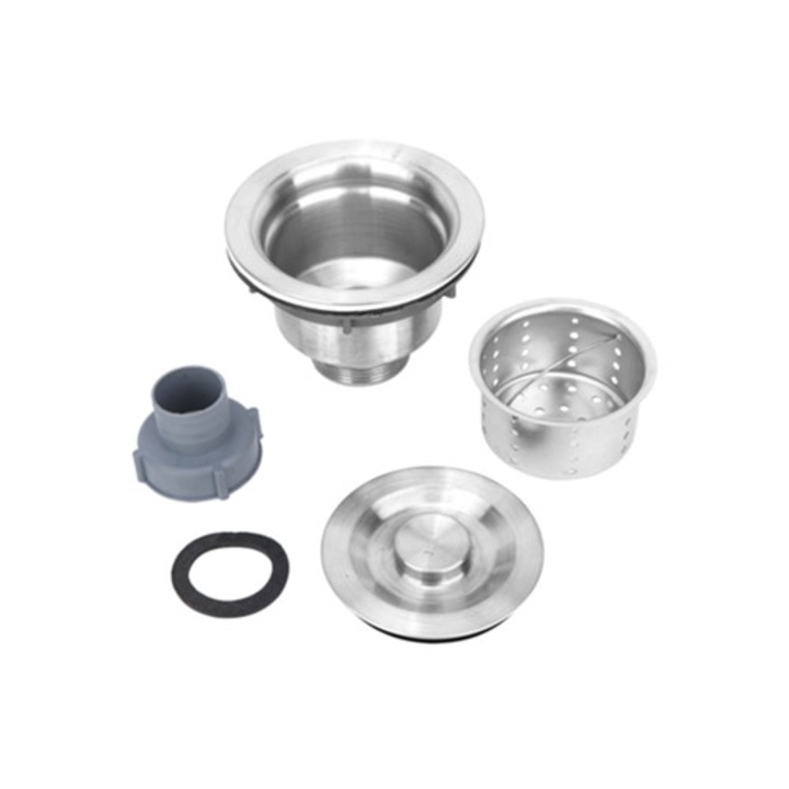 Sita din inox pentru chiuveta, argintiu