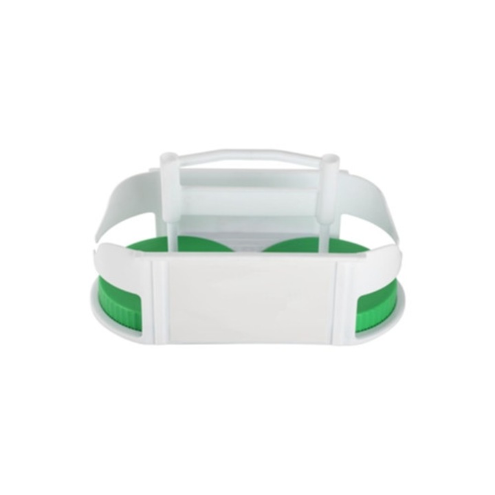 360°-ban forgatható italtartó, zöld, hűtőhöz, konyhai rendszerező