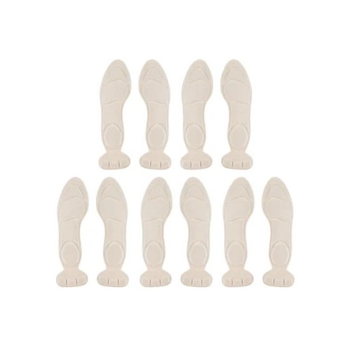 Set de 5 perechi de suporturi ortopedice pentru masaj, culoare pielii