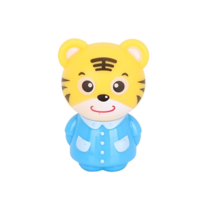 Детска нощна лампа, дизайн тигър, сензор за светлина, 110V-250V, топла светлина