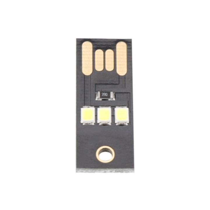 Veioza LED USB ultra-subtire portabila, set de 2, consum redus de energie