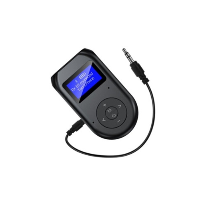 Bluetooth 5.0 adó, EDR audio adapter TV PC-hez, vezeték nélküli sztereó adapter, fekete