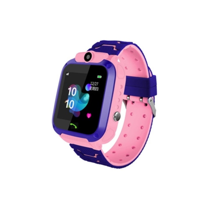 Okosóra gyermekeknek, rózsaszín, vízálló, érintőképernyős, hívások, helymeghatározás
