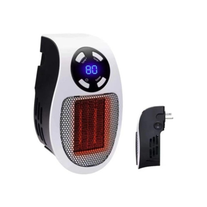 Hőlégfúvó állítható hőmérséklettel, LED kijelzővel