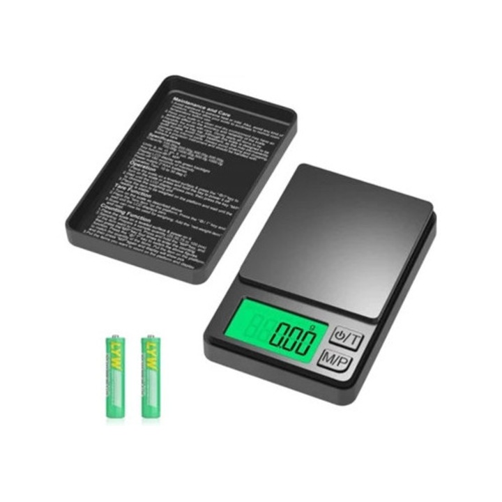 Cantar electronic portabil 500g x 0.01g, GERTIZ