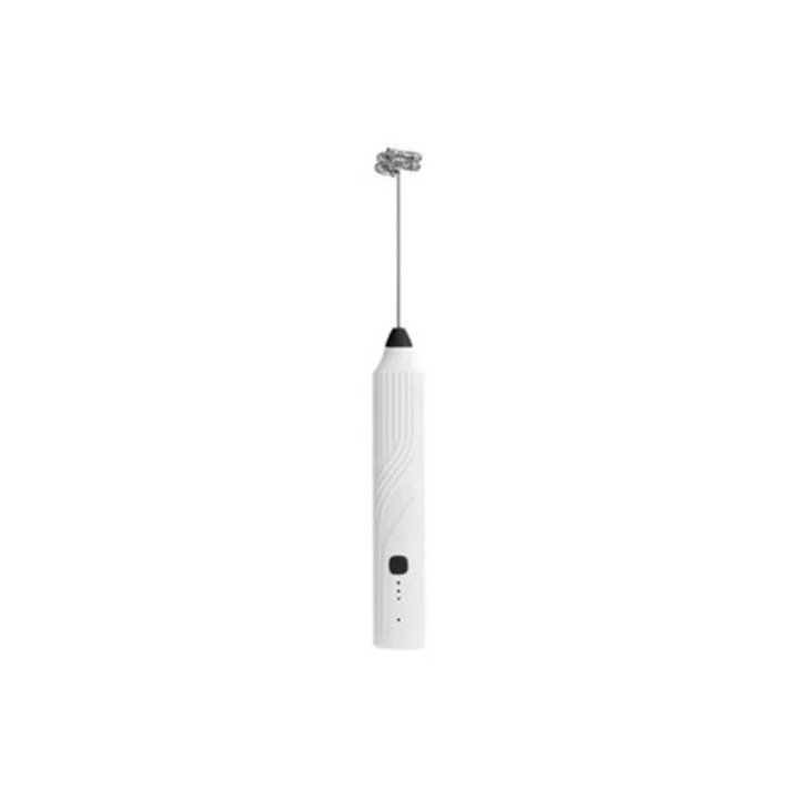 Spumator de lapte electric fara fir, 3 viteze, alb